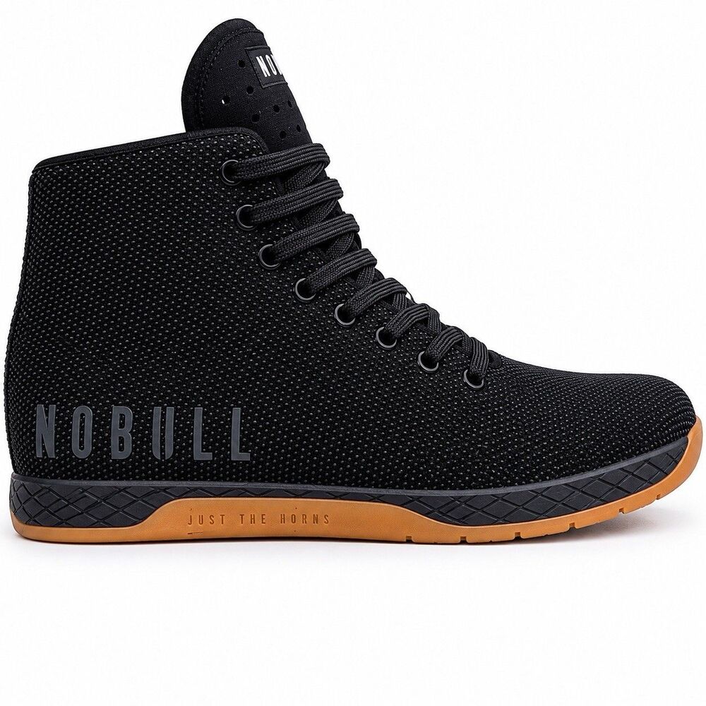 NOBULL High Top Cross Training Shoes Mens Size 10 Black Gym Workout Sneakers